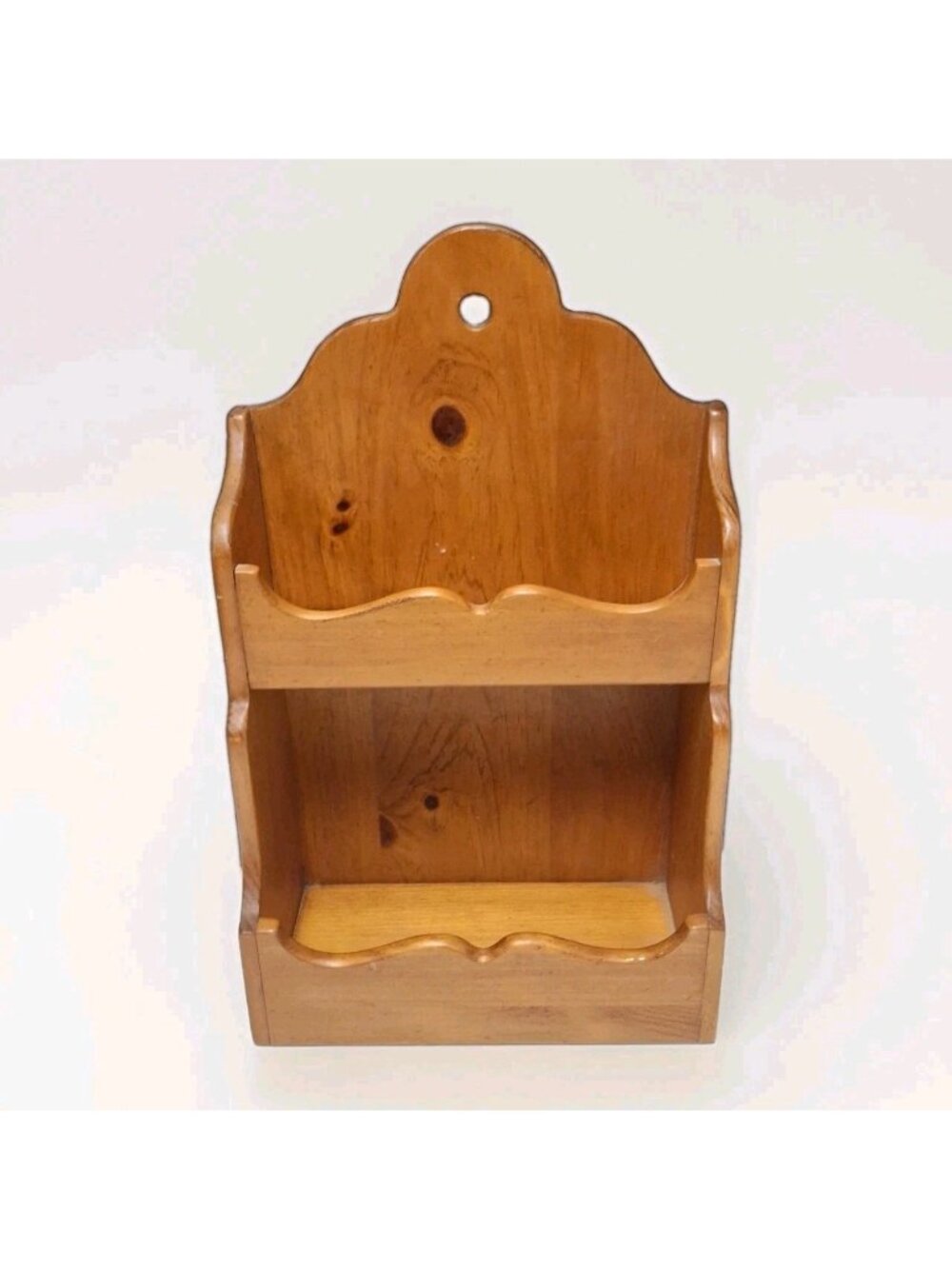 Ethan Allen Country French Accessory Wall Shelf Unit - 2 Shelves- Trinkets